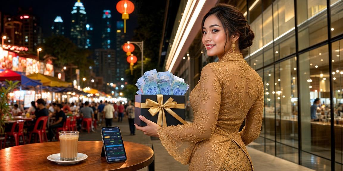 Pengalaman kasino mudah alih di Kuala Lumpur dengan pakaian kebaya tradisional